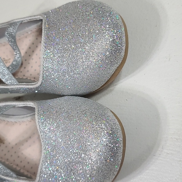 Dream Pairs Girls Ballet Flats Slip-on Shoes Iridescent Glittery Size 4 EUC - Picture 4 of 11
